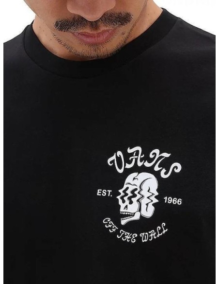 Vans Shaken Skull T-shirt Black - VN00003GBLK