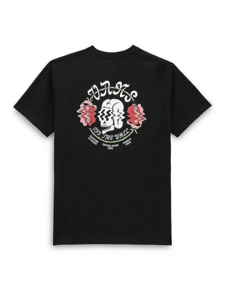 Vans Shaken Skull T-shirt Black - VN00003GBLK