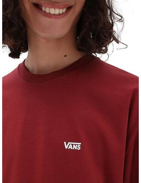 Vans Small Logo T-shirt in Red - VN0A3CZEBWD