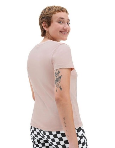 Vans Micro Ditsy Box T-shirt Rose Smoke - VN0003DKBQL