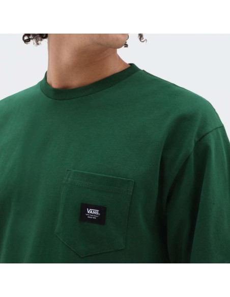 Vans Woven Patch Pocket T-shirt Green- VN0A5KD907W