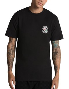 Vans Tired and True Rose Black T-Shirt - VN0007UZBLK 2