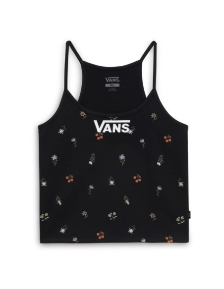 Vans Micro Ditsy Halter T-shirt Black - VN0003M6BLK