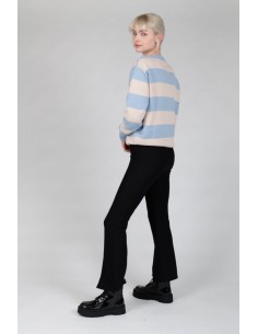 24COLOURS BLACK  RIPPED PANTS -60693a 2