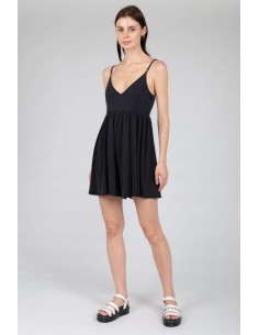 24COLOURS  V-neck jumpsuit Black - 20992 2