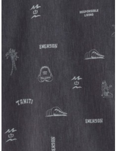 EMERSON ΑΝΔΡΙΚΟ ΕΛΑΣΤΙΚΟ ΚΟΝΤΟΜΑΝΙΚΟ ΠΟΥΚΑΜΙΣΟ ΜΕ ΤΡΟΠΙΚΟ... 2