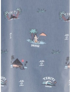 EMERSON ΑΝΔΡΙΚΟ ΕΛΑΣΤΙΚΟ ΚΟΝΤΟΜΑΝΙΚΟ ΠΟΥΚΑΜΙΣΟ ΜΕ ΤΡΟΠΙΚΟ... 2