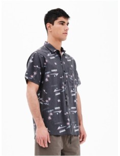 BASEHIT ΑΝΔΡΙΚΟ ΕΛΑΣΤΙΚΟ ΚΟΝΤΟΜΑΝΙΚΟ ΠΟΥΚΑΜΙΣΟ ΜΕ ΤΡΟΠΙΚΟ...