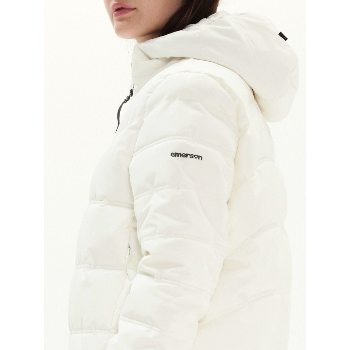 Emerson Γυναικείο Μπουφάν OFF WHITE - 222.EW10.18