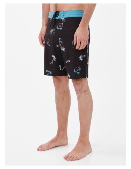 EMERSON SURF CO. ΑΝΔΡΙΚΟ ΑΝΑΚΥΚΛΩΜΕΝΟ BOARDSHORTS 49εκ. pr283 BLACK-221.EM524.25CR
