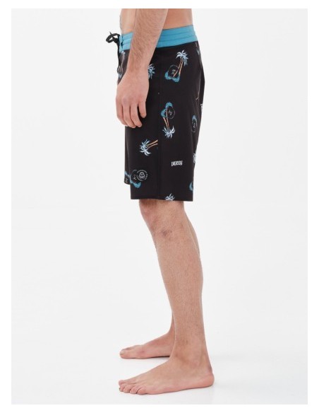 EMERSON SURF CO. ΑΝΔΡΙΚΟ ΑΝΑΚΥΚΛΩΜΕΝΟ BOARDSHORTS 49εκ. pr283 BLACK-221.EM524.25CR