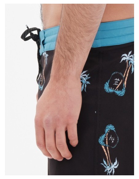 EMERSON SURF CO. ΑΝΔΡΙΚΟ ΑΝΑΚΥΚΛΩΜΕΝΟ BOARDSHORTS 49εκ. pr283 BLACK-221.EM524.25CR