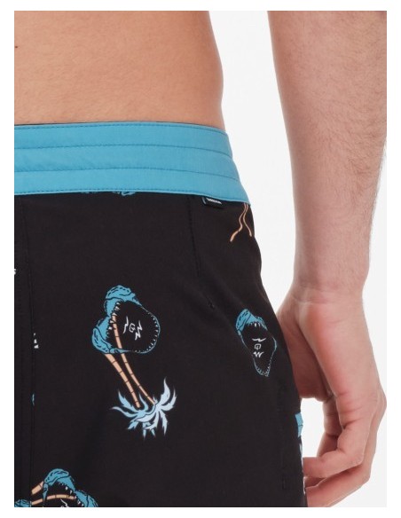 EMERSON SURF CO. ΑΝΔΡΙΚΟ ΑΝΑΚΥΚΛΩΜΕΝΟ BOARDSHORTS 49εκ. pr283 BLACK-221.EM524.25CR