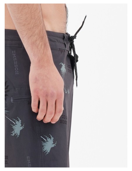EMERSON SURF CO. ΑΝΔΡΙΚΟ ΑΝΑΚΥΚΛΩΜΕΝΟ BOARDSHORTS 49εκ. pr299 OFF BLACK-221.EM524.25CR
