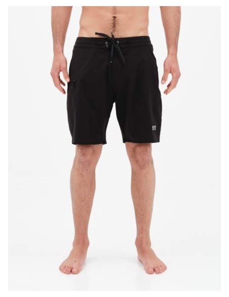 BASEHIT ΑΝΔΡΙΚΟ ΜΟΝΟΧΡΩΜΟ BOARDSHORTS 49cm BLACK-221.BM528.28