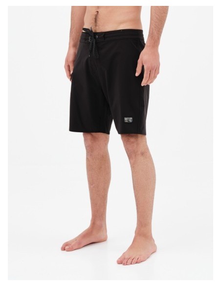 BASEHIT ΑΝΔΡΙΚΟ ΜΟΝΟΧΡΩΜΟ BOARDSHORTS 49cm BLACK-221.BM528.28
