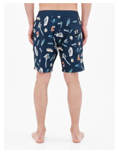EMERSON ΑΝΔΡΙΚΟ ΑΝΑΚΥΚΛΩΜΕΝΟ TROPICAL LEISURE BOARDSHORTS 49εκ. PR281 NAVY BLUE-221.EM524.19CR