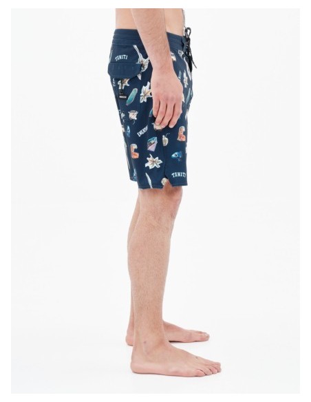 EMERSON ΑΝΔΡΙΚΟ ΑΝΑΚΥΚΛΩΜΕΝΟ TROPICAL LEISURE BOARDSHORTS 49εκ. PR281 NAVY BLUE-221.EM524.19CR