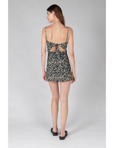 24COLOURS Floral Dress with Slit-21011