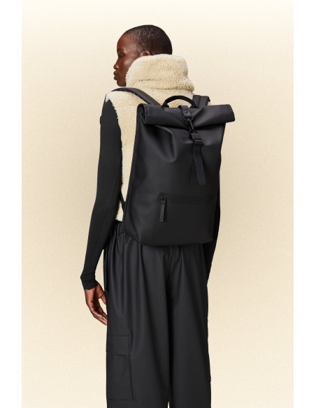 Rains Rolltop Rucksack W3 Σακίδιο Πλάτης Αδιάβροχο  - 13320-black
