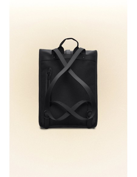 Rains Rolltop Rucksack Mini W3 Σακίδιο Πλάτης Αδιάβροχο  - 13330-black