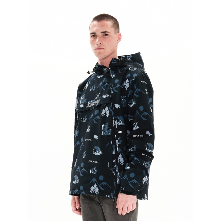 Emerson Ανδρικό Μπουφάν PR306 OFF BLACK - 222.EM10.63