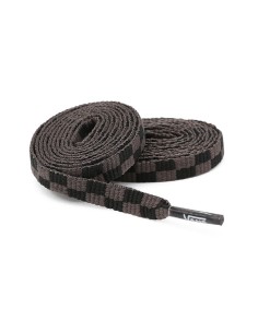 Vans Flat Laces 36" Black/Charcoal Checkerboard -...