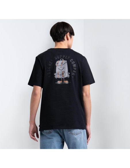 Herschel  MEN'S T-shirt SAM BACK BLACK - 50027-00381