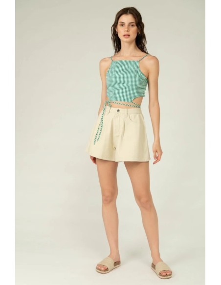 24COLOURS Desert Oasis Jeans Shorts - 80316bg