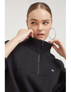 Leighton Mock Neck Flee MSCA BLA-VN000A5VBLK1 2