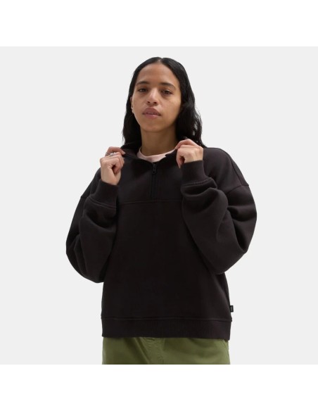 Leighton Mock Neck Flee MSCA BLA-VN000A5VBLK1