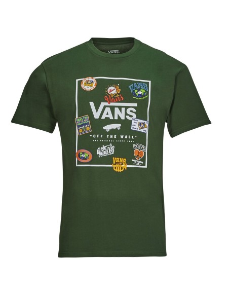 Vans MN CLASSIC PRINT BOX Green-VN0A5E7YCBP