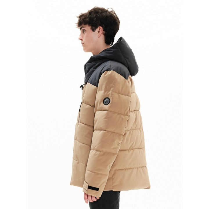 Emerson Ανδρικό Μπουφάν BEIGE/EBONY - 222.EM10.15