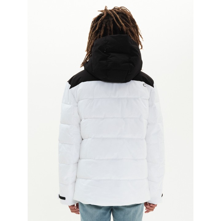 Emerson Ανδρικό Μπουφάν WHITE/BLACK - 222.EM10.15