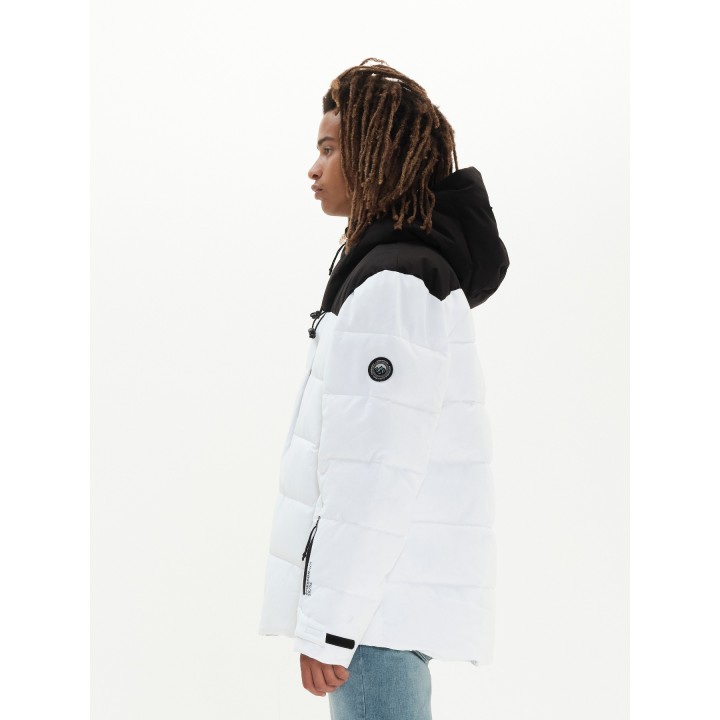 Emerson Ανδρικό Μπουφάν WHITE/BLACK - 222.EM10.15
