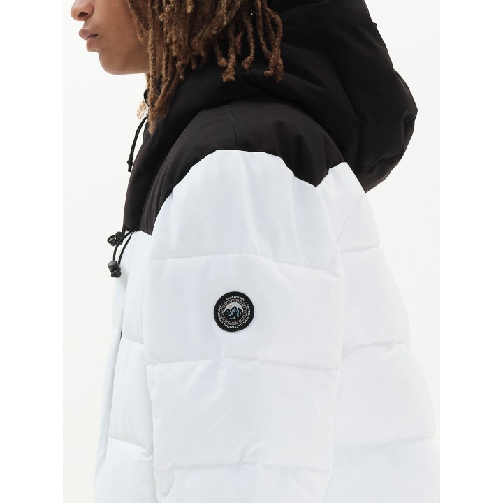 Emerson Ανδρικό Μπουφάν WHITE/BLACK - 222.EM10.15