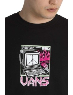 Throwback Peace Machine T-Shirt-VN0008T9BLK 2