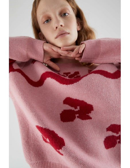 Compania Fantastica Jacquard knit sweater-34C/10284