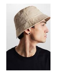 AKBØLLEHAT CANVAS - BROWN RICE-900763