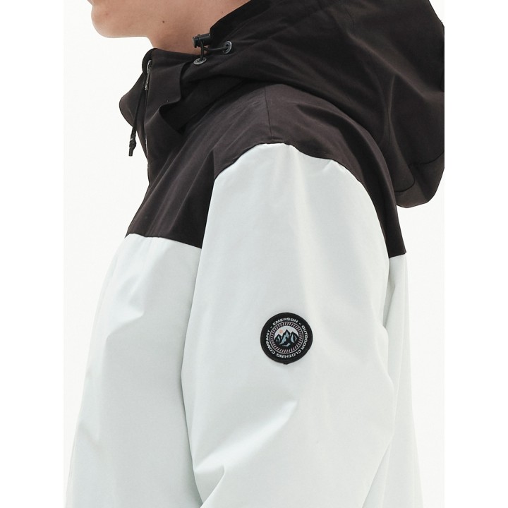 Emerson Ανδρικό Μπουφάν ICE WHITE/BLACK - 222.EM10.26