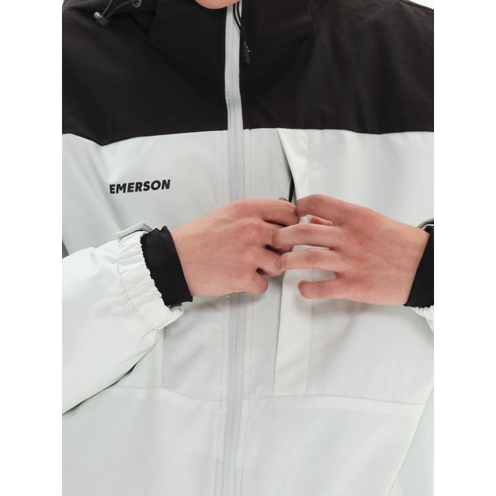 Emerson Ανδρικό Μπουφάν ICE WHITE/BLACK - 222.EM10.26