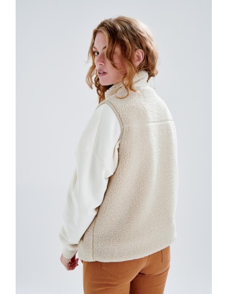 24COLOURS Vest In Teddy Look-90416a