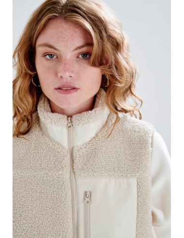 24COLOURS Vest In Teddy Look-90416a