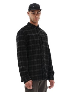 Emerson Overshirt Black Grey-232.EM60.60 2