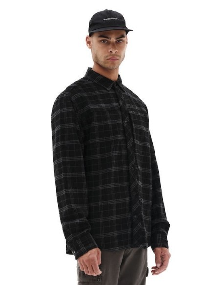 Emerson Overshirt Black Grey-232.EM60.60