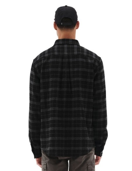 Emerson Overshirt Black Grey-232.EM60.60