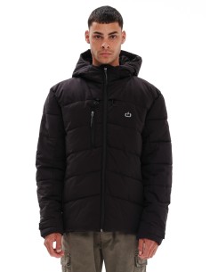 EMERSON ΜΠΟΥΦΑΝ PUFFER ΜΕ ΚΟΥΚΟΥΛΑ BLACK - 232.EM10.15 2