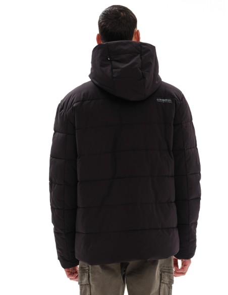 EMERSON ΜΠΟΥΦΑΝ PUFFER ΜΕ ΚΟΥΚΟΥΛΑ BLACK - 232.EM10.15