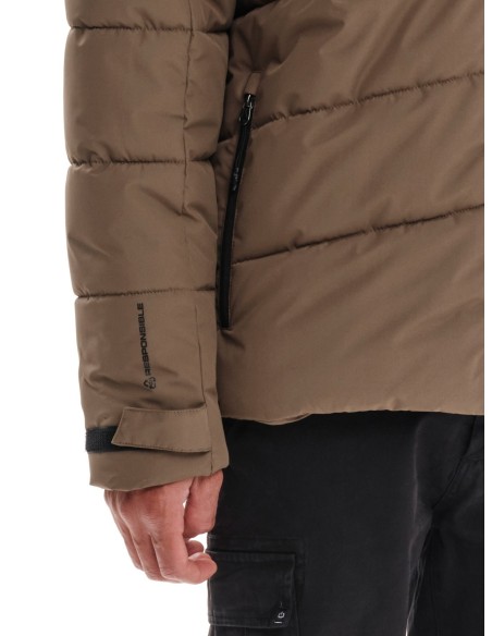 EMERSON ΜΠΟΥΦΑΝ PUFFER ΜΕ ΚΟΥΚΟΥΛΑ CAMEL/BLACK- 232.EM10.15