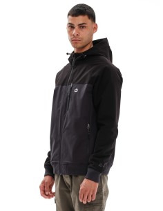 EMERSON ΜΠΟΥΦΑΝ BOMBER ΡΑΓΚΛΑΝ ΜΕ ΚΟΥΚΟΥΛΑ EBONY/BLACK -...